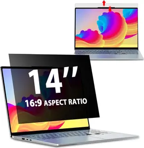 LUSADESIGN Laptop Privacy Screen, Laptop Screen Privacy Shield Compatible With Lenovo Hp Dell Acer Asus Thinkpad Envy Xps, Removable Anti Glare Blue Light Computer Filter Protector