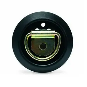 1/4" D-Ring Flush Mount Round Plastic Pan Fitting