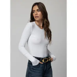 RIB LONGSLEEVE SLIM BABY TEE