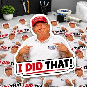 TRUMP I DID THAT sticker pack, Anti Trump Sticker, Political Humor, Waterproof Vinyl Decals, Bulk Sticker Set Gifts