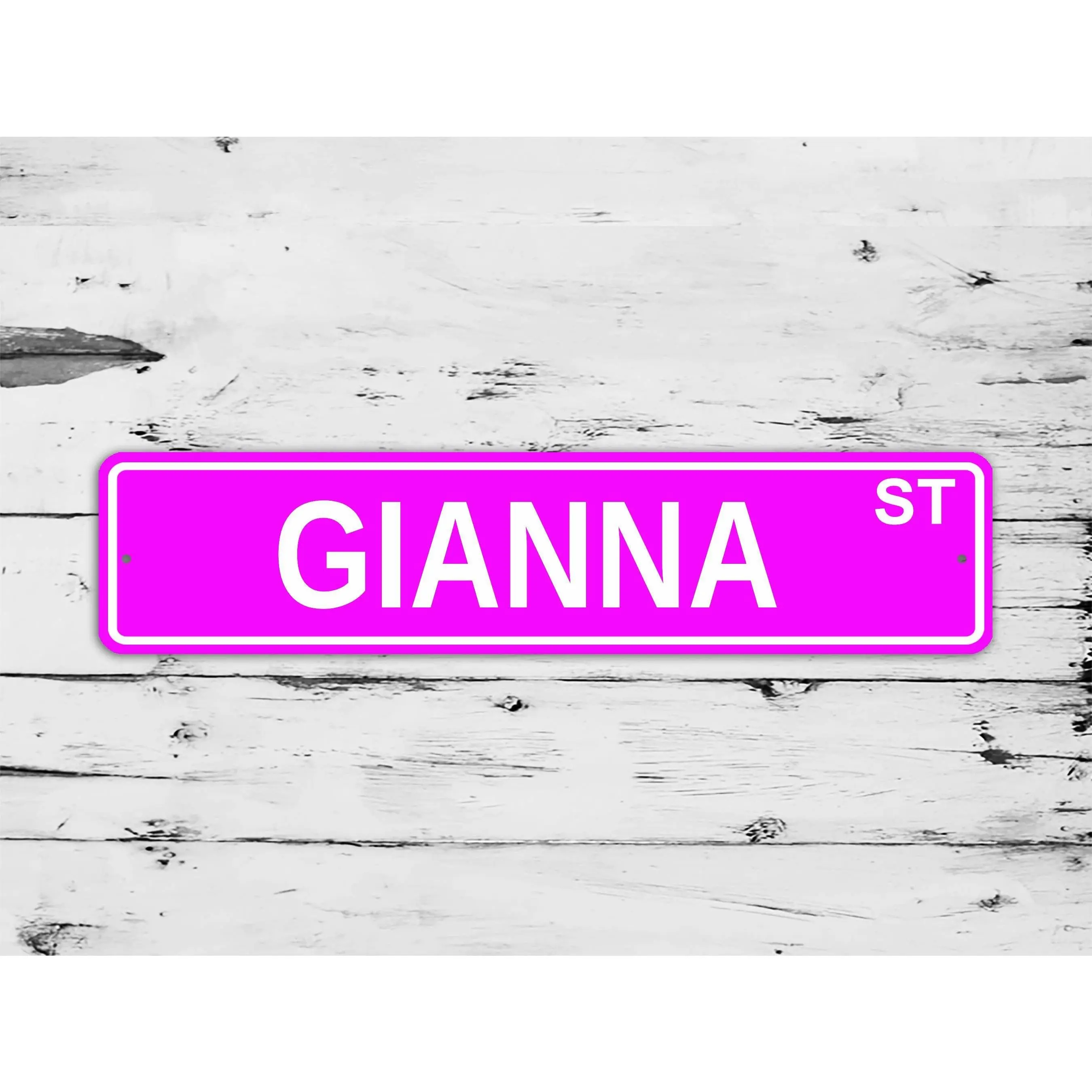 Gianna Street Sign Personalized Custom Name Gift