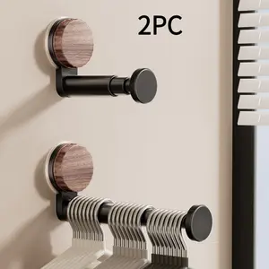 2-pieceSuction cup multifunctional clothes rack storage organizer, adjustable length storage tool, non-damaging installation, suitable for balcony, bathroom, bedroom
