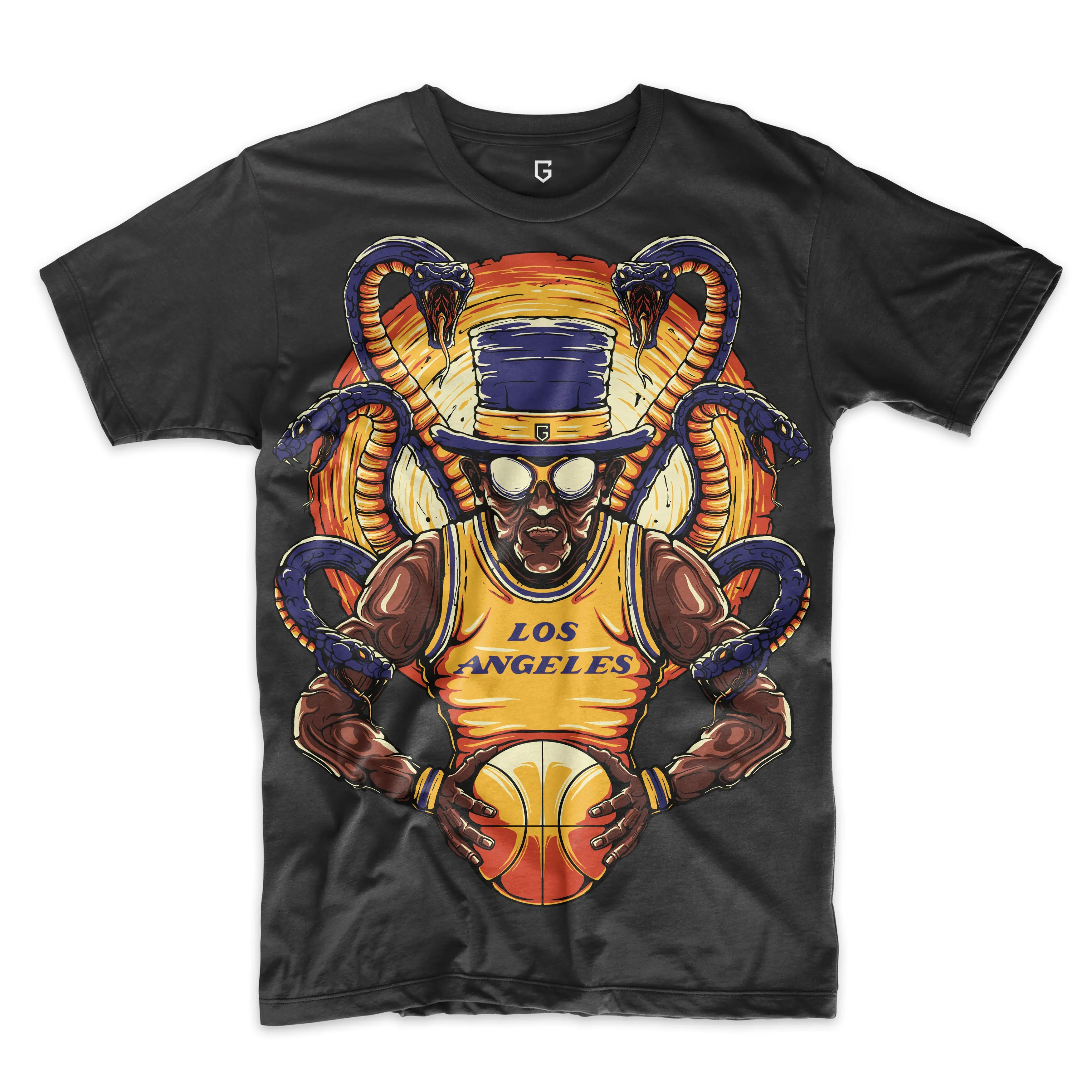 Los Angeles Lakers Basketball Men's Graphic T-Shirt