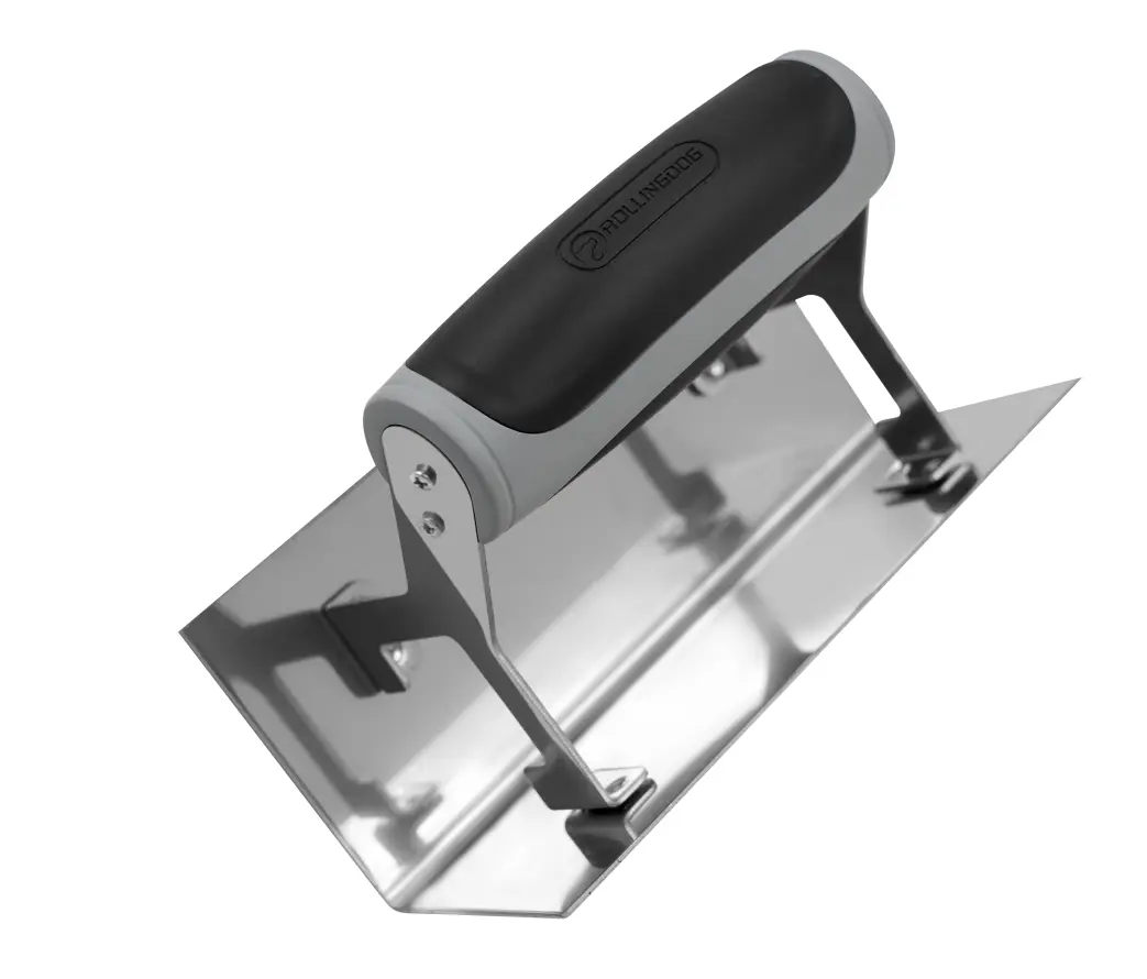 Rollingdog™ 6″ Concrete Inside Corner Trowel – 90° Stainless Steel Internal Corner Tool
