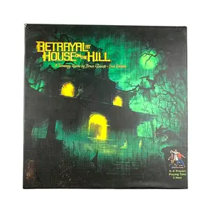 Dark Mansion Adventure Party Board Game, Haunted House Theme Exploration Tabletop Game, Halloween Thanksgiving New Year Horror Party，Family and Friends Gathering Interactive Ancient Mansion Mystery Strategy Board Game, Family Board Games