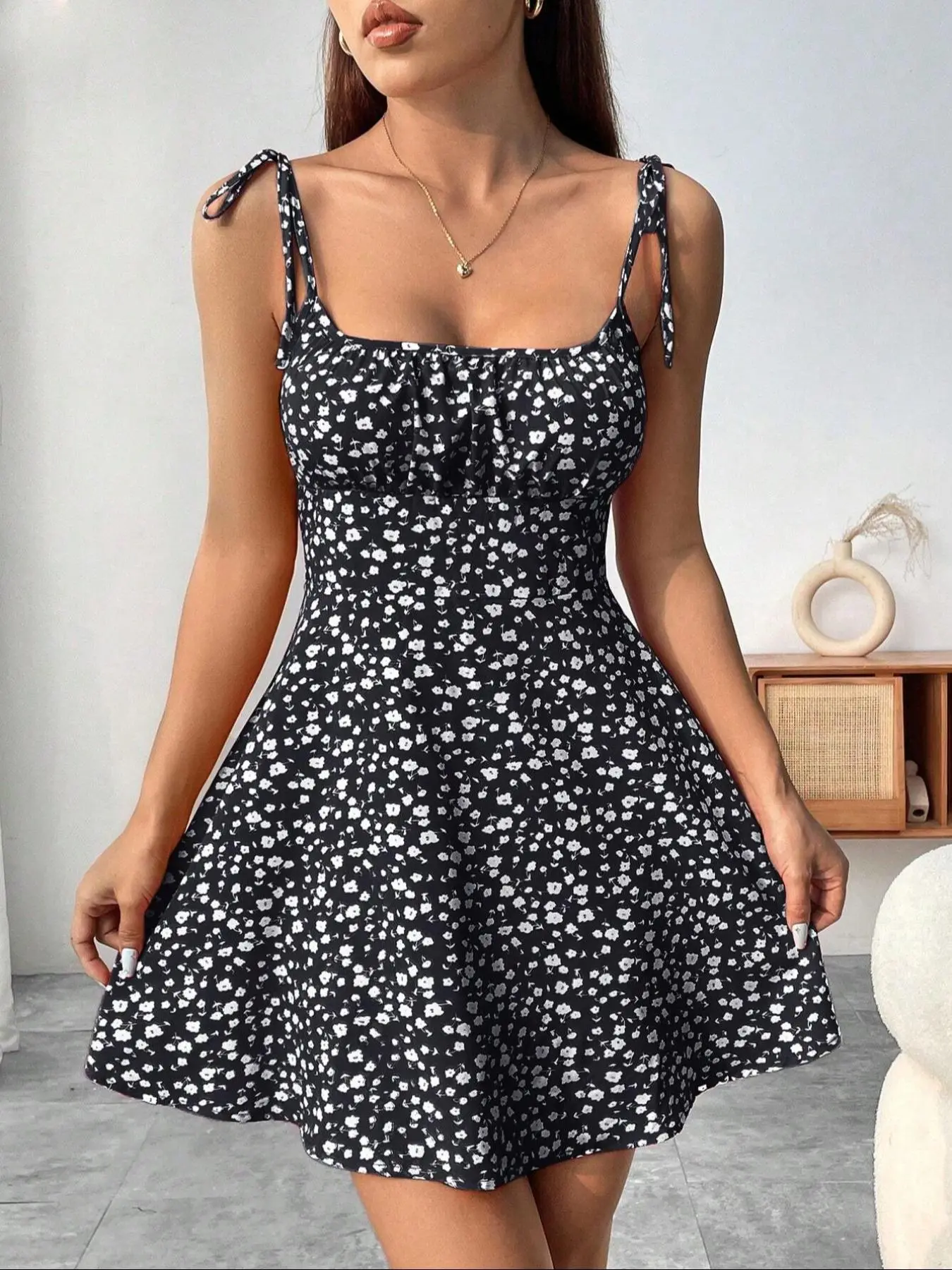 ladies flannel dresses Red Plaid Flannel Mini Dress main image 0