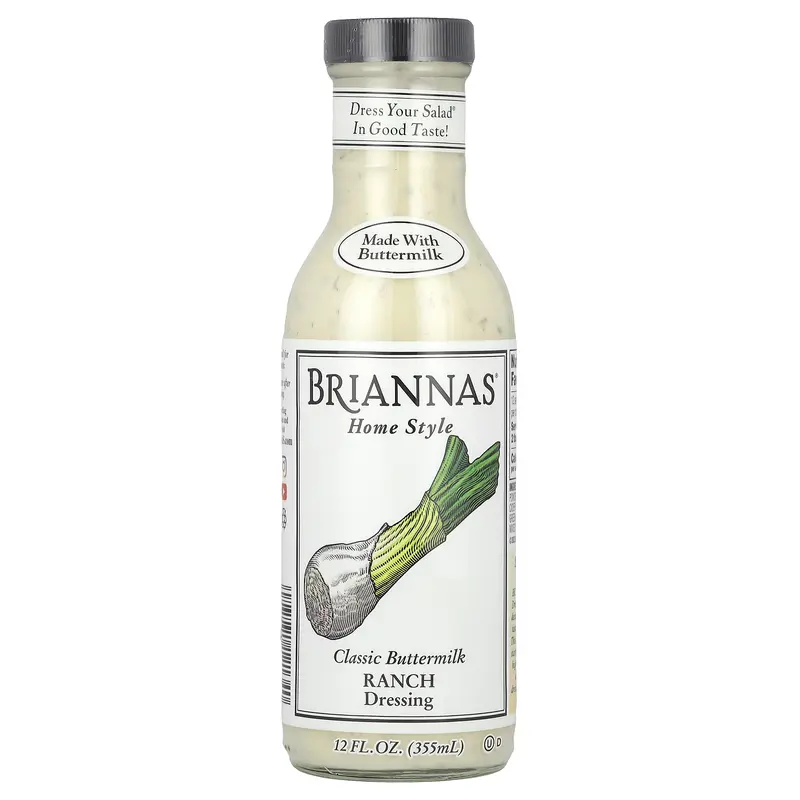 Briannas Home Style, Classic Buttermilk Ranch Dressing, 12 fl oz (355 ml)