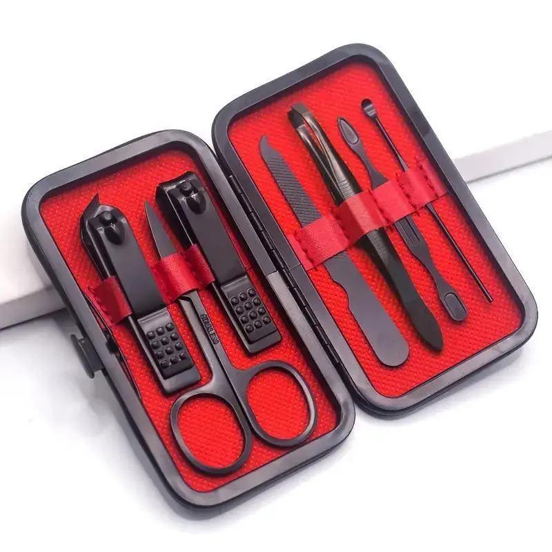 7-Piece Professional Grooming Set – Stainless Steel Nail Clippers with Sturdy Build, Comes with Portable Organizer Box, Ideal for Personal Use or as a Thoughtful Gift, Home & Travel