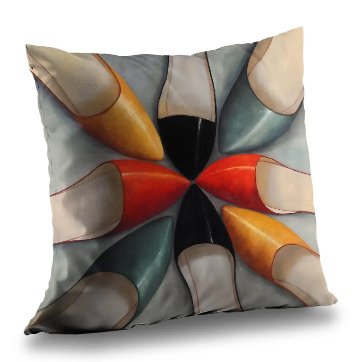 360 Stand 14x14 in. Chic Print Home Decorative Cushion Insert - Soft Padded, Lightweight Poly Twill Throw Pillow for Bedroom Use (Model C1PT1414XNCDCA), Soft Padded Cushion