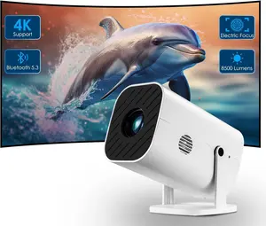 2025 Mini Projector,4K Support Portable Projector with Bluetooth (180° Rotatable Portable Projector) Audio kitchen supplies