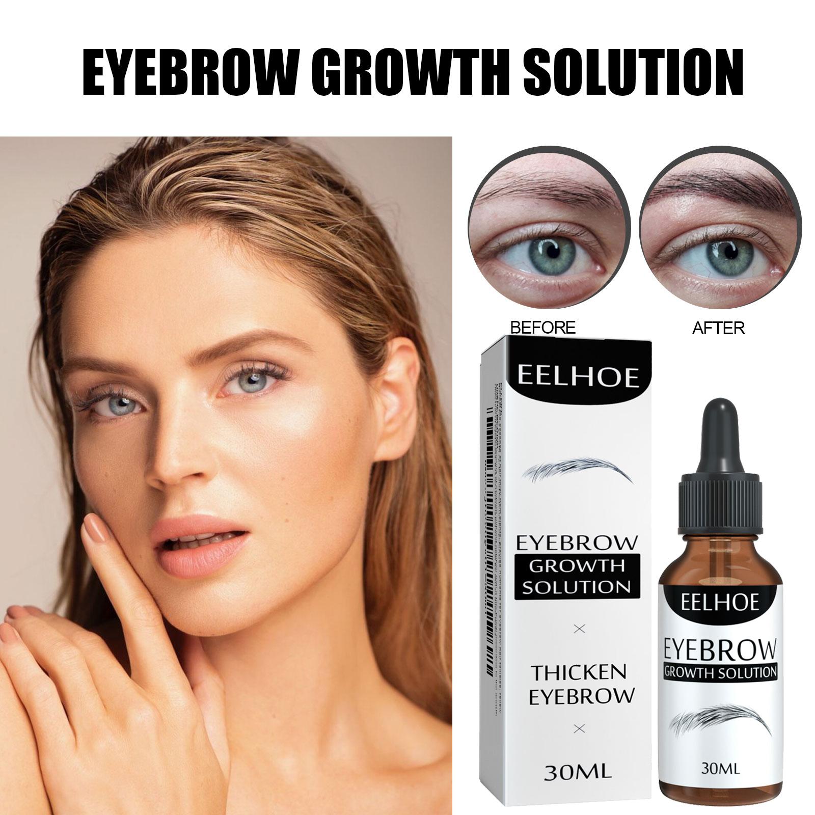 Natural Brow Enhancer Oil, Gentle Moisturizing Eyebrow Serum for Fuller & Thicker Eyebrows