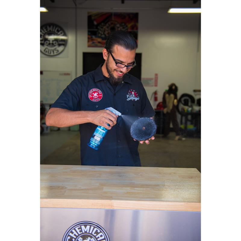 CHEMICAL GUYS Polishing Pad Cleaner – Citrus-Based Cleaning Solution Removes Polishes, Compounds & Waxes from Foam, Wool & Microfiber Pads, Restores Performance, Prevents Swirls & Extends Pad Life