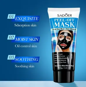Dead Sea Mud Black Mask + Mineral-Rich Peel-Off Cleansing Mask Skin Repair
