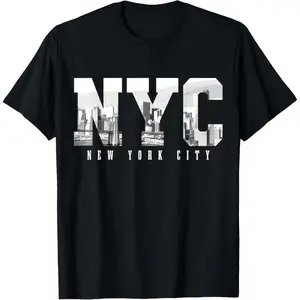 NYC New York City NY Skyline USA America Vintage Souvenir T-Shirt