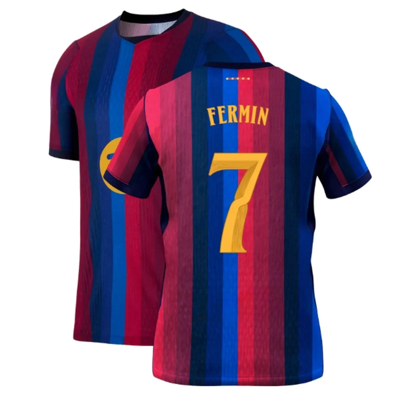 Unisex Collectible Sports Apparel Fermin 2026-2027 New Home Player Jersey - Spain League