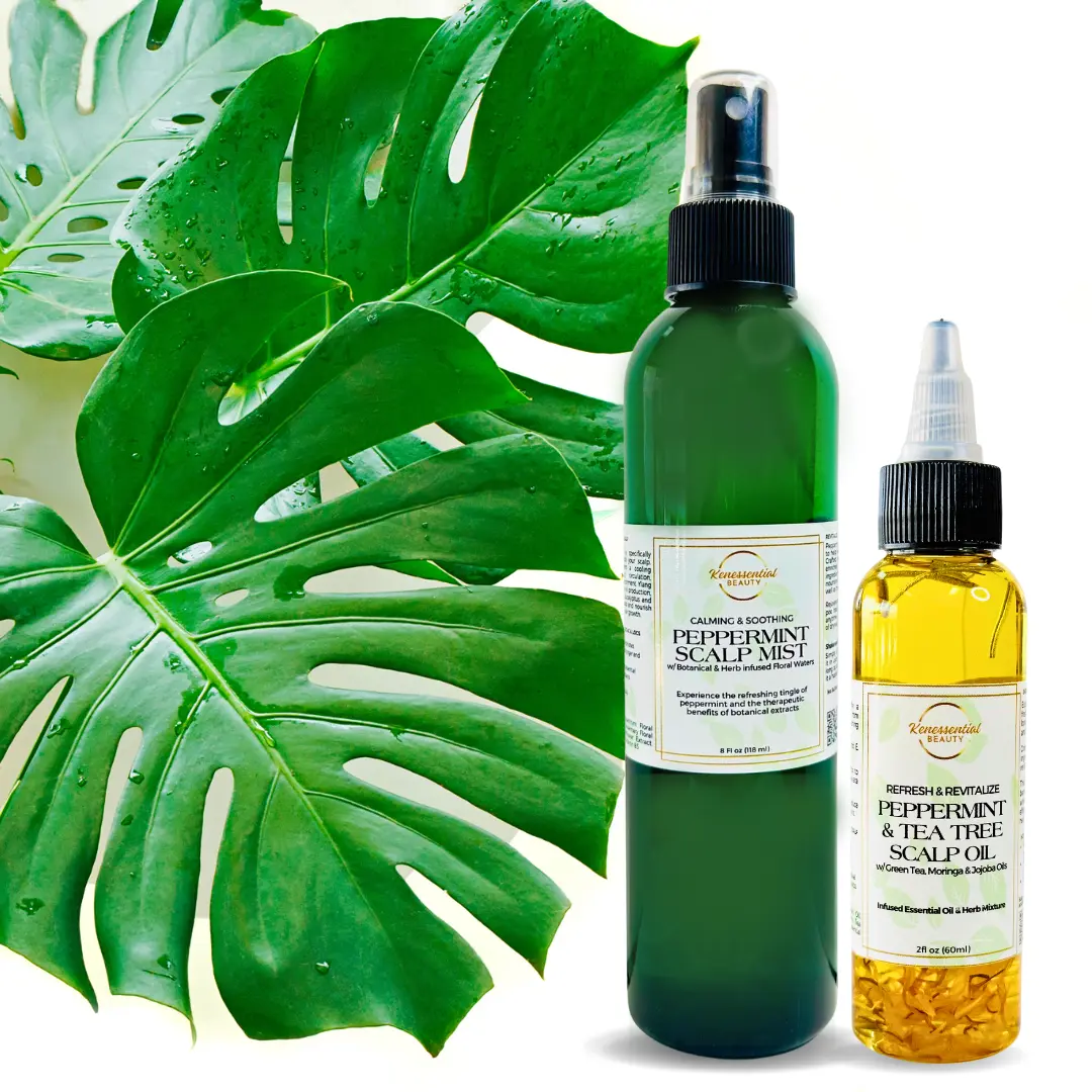 Revitalize My Scalp Duo with Peppermint & Tea Tree Oils - Dry Scalp & Itchy Scalp Relief for Dandruff & Psoriasis Relief