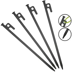 20cm/7.8in Duty Heavy Tent Pegs, Picnic Camping Tent Stakes Ground Nails, Hiking Camp Supplies Accessories Camp Equipment
