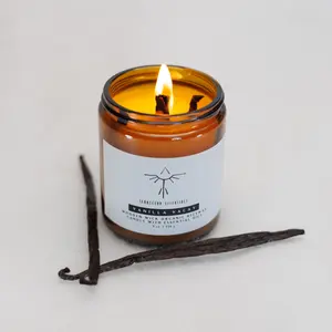 "Vanilla Vacay" Organic Beeswax Candle