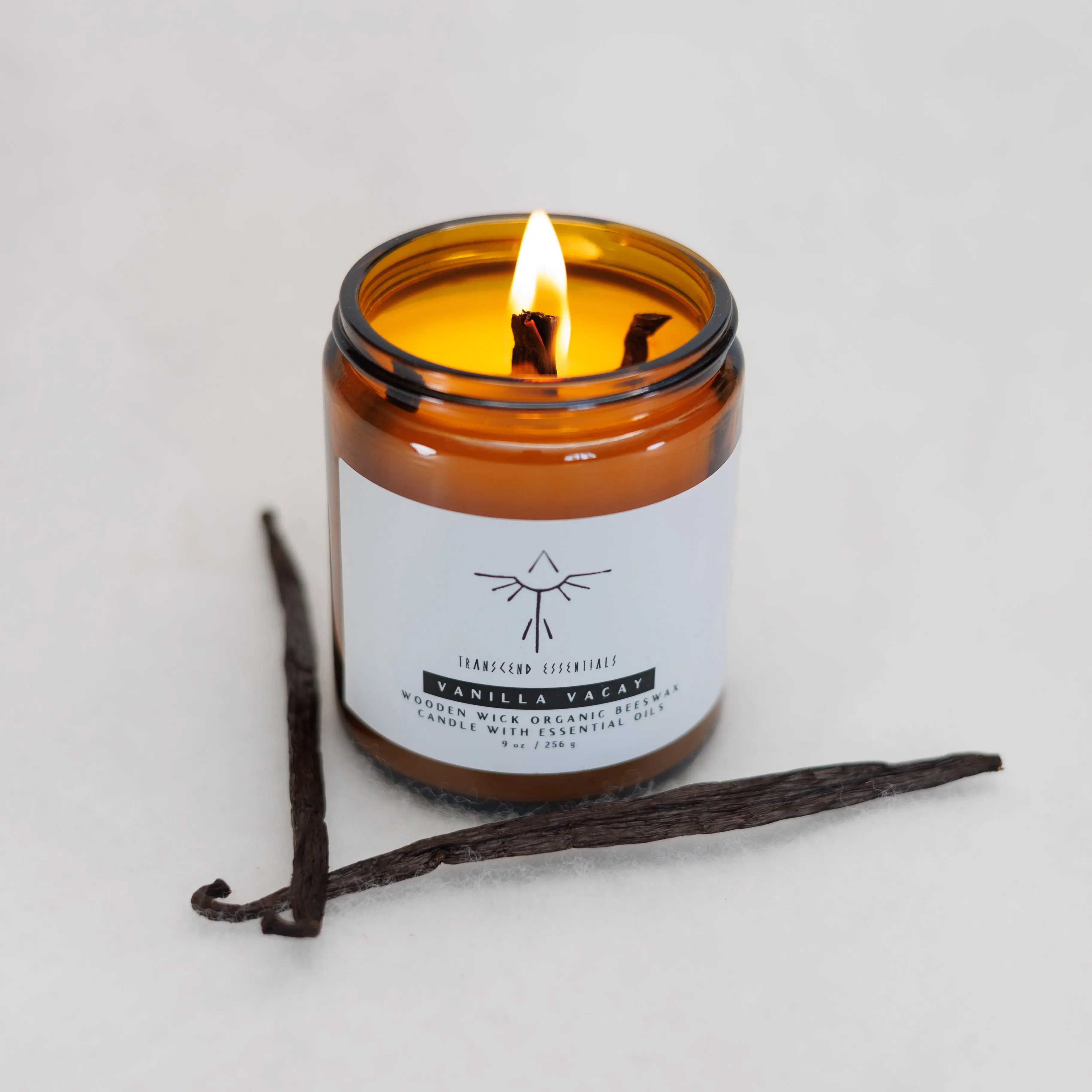 "Vanilla Vacay" Organic Beeswax Candle "Vanilla Vacay" Organic Beeswax Candle
