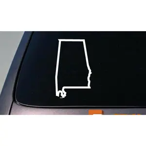 Alabama state 6" decal car truck window college football basketball *C163*