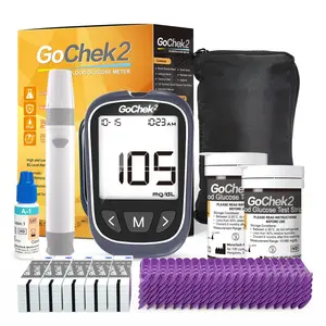 MicroTech Blood Glucose Monitoring Kit—includes 100 test strips and lancets, requires no coding, features a 500-test memory capacity and an extended HCT measurement range, making it ideal for home use.