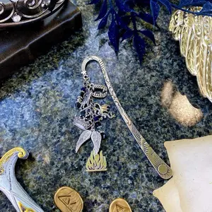 The Zodiac Academy Inspired Metal Charm Bookmark, Booktok, Romantasy