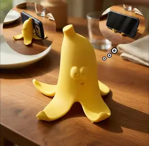 3D printed banana phone holder, small desktop phone holder, fun desktop decorative ornaments, suitable gifts for boys and girls