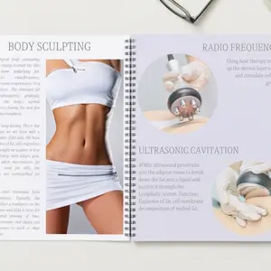 Body Contouring  Manual Book  Sculpting User Guide RF Radiofrequency, Ultrasonic Fat Cavitation Lipo Laser & Vacuum therapy