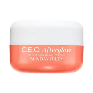 Sunday Riley Mini C.E.O.Afterglow Brightening Vitamin C Moisturizer moist uriza heavy feminine