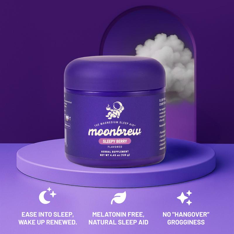 MoonBrew Sleep Drink - Apple Cider Magnesium Mix (Top Secret Flavor, TikTok Exclusive)