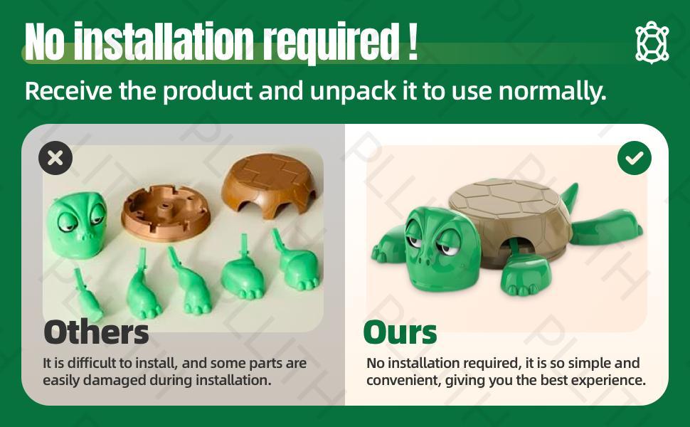 The Funniest Gift for Turtle Lovers! 3D Printed Turtle Coaster – Opens Eyes When Glass Is Placed, Hilarious Interactive Cup Holder, Must-Have Kitchen Gag Gift