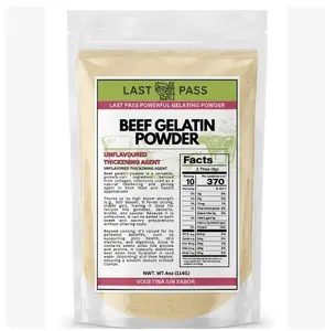 NEW IMAGE | NEW SIZE- VIRAL Yerbero Premium Unflavored 300° Bloom Beef Gelatin Powder 16oz (170g) | Thickening Agent | Grenetina en Polvo Sin Sabor | Swiftly Solidifies, Stabilizes, and Enhances for Culinary & Baking Endeavors.