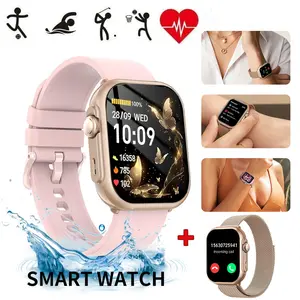 【2026 New】Smart Watch for Android iPhone Women, 5ATM Waterproof Fitness Tracker with Bluetooth Call, Heart Rate/Blood Oxygen/Sleep Monitor, 110+ Sports Modes, Custom Watch Faces, Perfect Gift for Her Wristwatch
