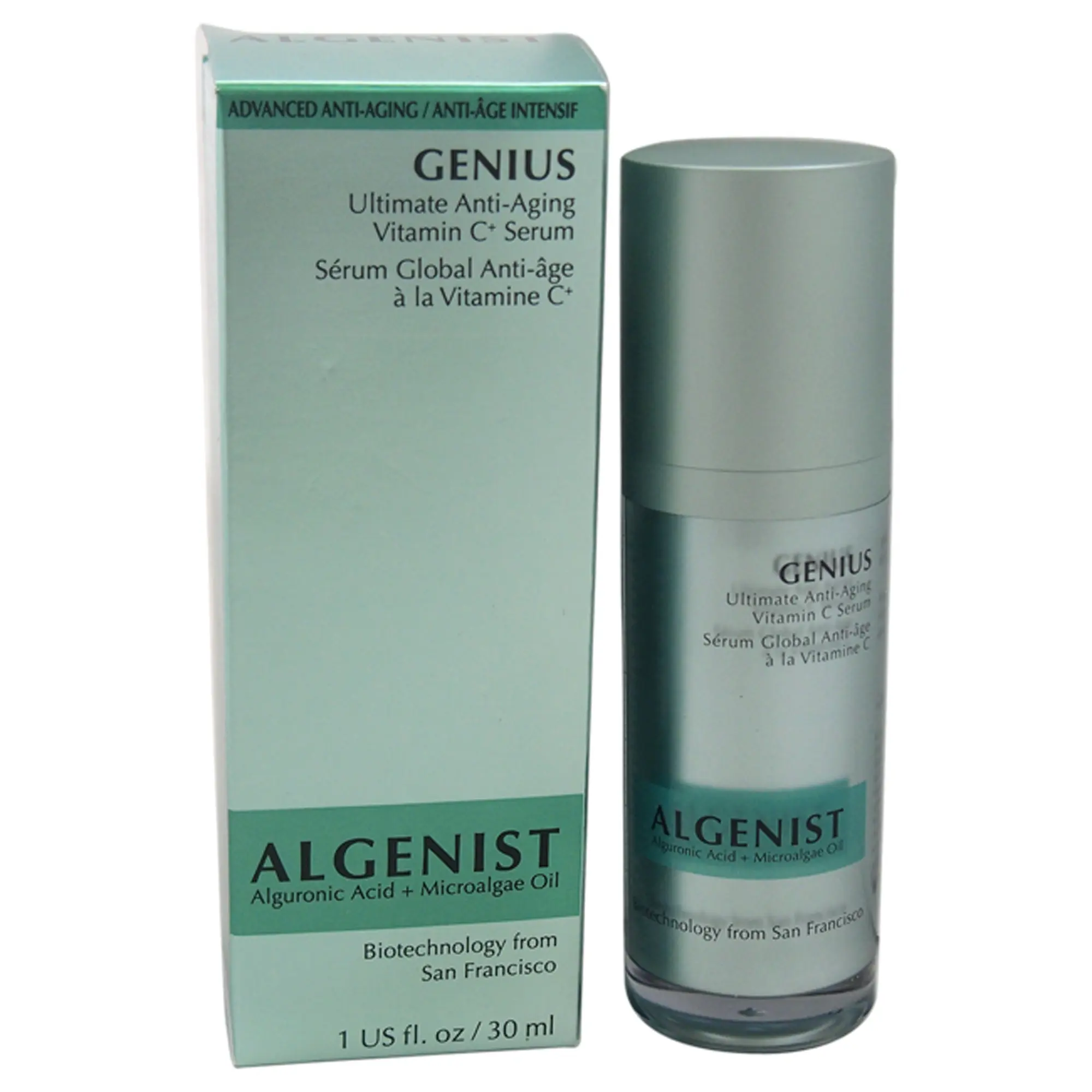 Clarins Genius Ultimate Anti-Aging Vitamin C Plus Serum, Vitamin C Boost for Face, Unisex Skincare, 1 oz, 1Oz