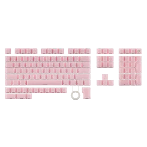 EPOMAKER Lusterfly Jelly Keycaps Set - 123 Keys Double-Shot Laser Engraved, MDA Profile, ABS+PC Durable Material, Non-Shine-Through, MX-Compatible, Easy Installation Complete Kit for Full Keyboard Upgrade (61/68/84/87/98/100/104-Key Mechanical Keyboards),