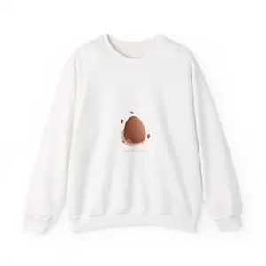 Terracotta Abstract Blob Sweatshirt | warm neutral shapes, boho arch design