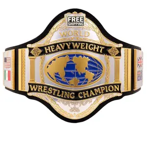 1986 Retro Belt Adult Championship Title Belt Replica - 2mm Leather Straps  - Fan Gift World Wrestling