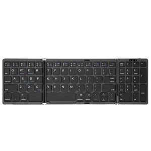 Digital Folding Bluetooth Keyboard, Rechargeable Mini Keyboard for Mobile Phones and Tablets, Universal Folding Keyboard
