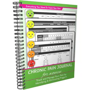 Chronic  Journal For Women - Track and Manage Your  by Identifying & Eliminating Triggers | A5 Spiral Bound