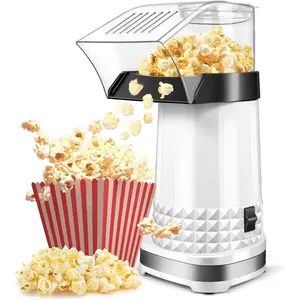 Oil-Free Popcorn Machine - Quick Popcorn in 2-3 Minutes, 4.5 Quart