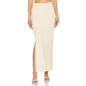 Line & Dot Lockheart Maxi Skirt in Taupe