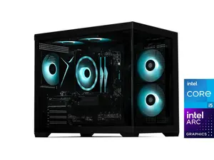 STORMCRAFT Gaming PC SIRIUS Intel Core i5-14400F Intel Arc B580 12GB OC ASROCK – AI Powered 32GB (16Gx2) DDR5 RGB 6000MHz 1TB NVMe SSD 650W PSU Windows 11 Home - SI1440FCB-B58N1