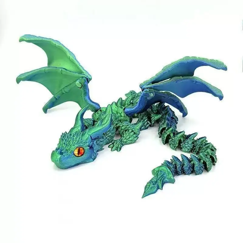 30Cm silk blue-green