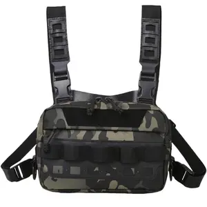 Tactical Vest, Multi-functional Outdoor Chest Pack, Mobility Design for All Activities, Ideal for Military Enthusiasts