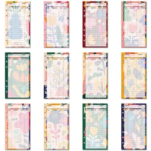 Colorful Cash Envelope Budget Set 12PCS, Money Envelopes for Budgeting, Cash Envelope System Wallet, Monthly Bill Organizer, Expense Tracker, Savings Challenge, Debt Payoff Planner, Household Finance Gift