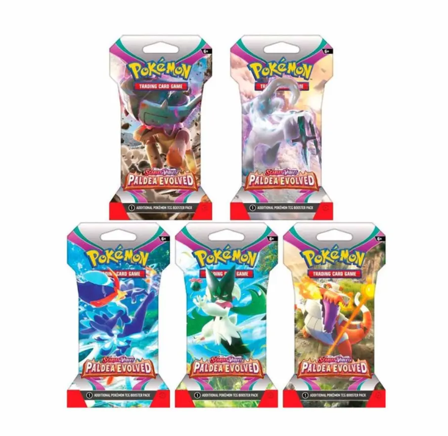 Paldea Evolved Sleeved Booster Packs