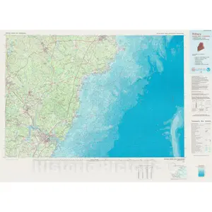 Lake Erie Coast Sturgeon Point to Twenty Mile Creek, 1971 Nautical Chart