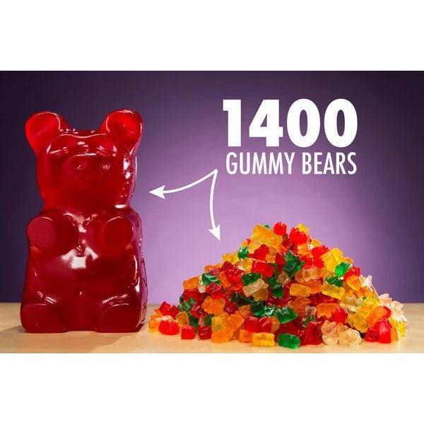 The Giant 5-Pound Gummy Bear - Multiple Flavors, Big Gummy Foods, Candy Snack Challenge, Made In USA