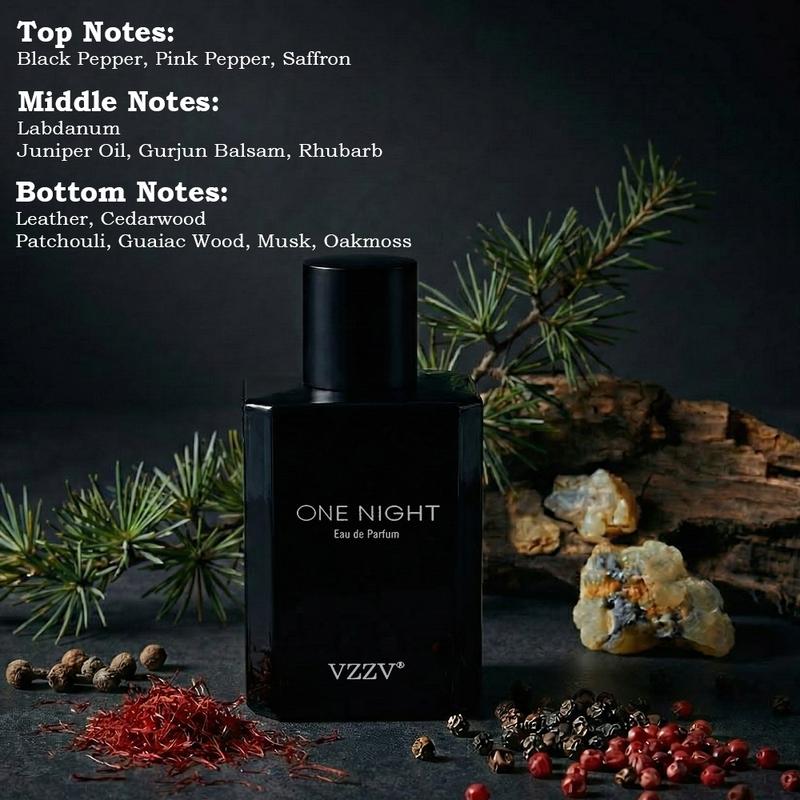 One Night Cologne for Men, Long-Lasting Men's Eau de Parfum 3.4Oz, Captivating & Irresistible Aura Scent for Nightclub, Date Night & Evening Events, Boost Confidence & Attraction
