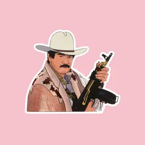 Beto Quintanilla Vinyl Sticker - Blue Collar Maga Union Welder Patriotic Hard Hat Sticker